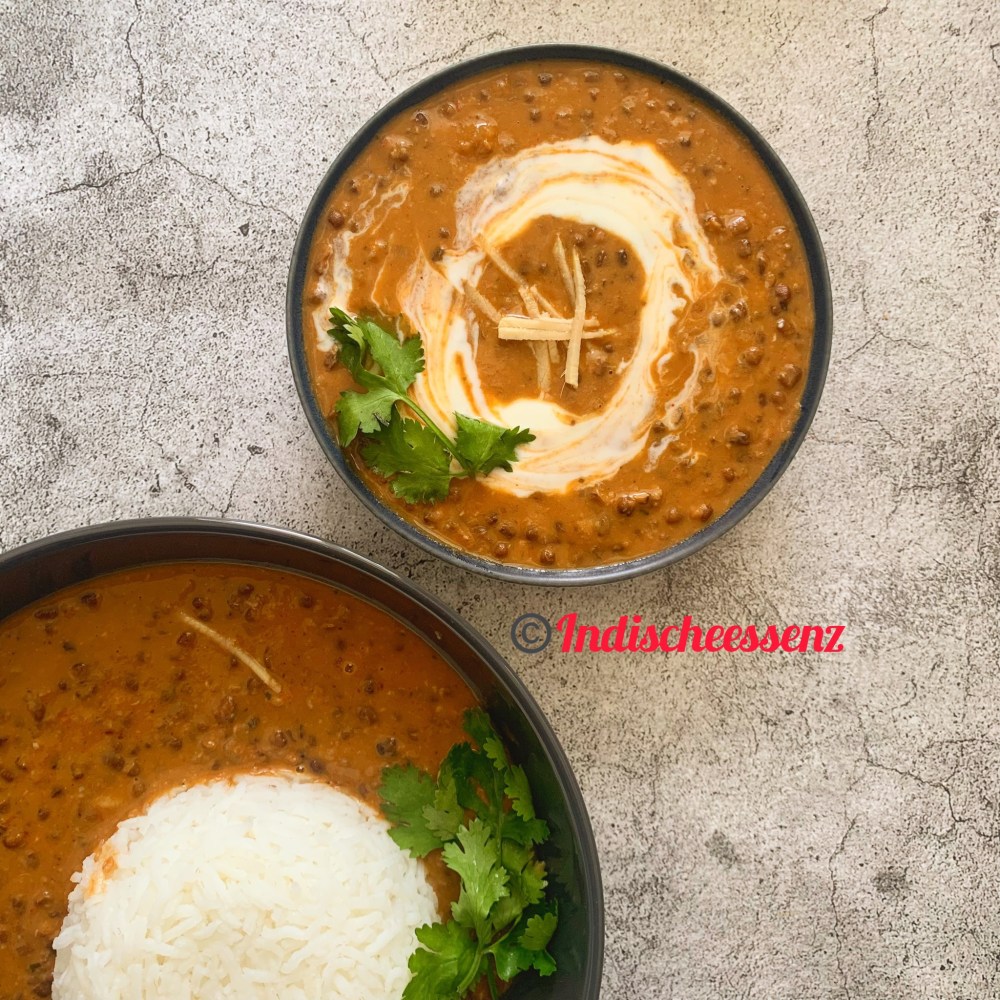 Indian style easy Dal Makhani recipe Einfaches Dal Makhani-Rezept nach indischer Art